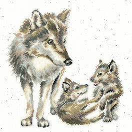 Wolf Pack Cross stitch kit