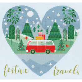 Wild at Heart: Festive Travels -  Bothy Threads Cross Stitch Kit