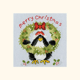 PPP Prickly Holly - cross stitch card kit