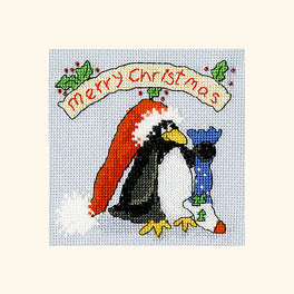 PPP Please Santa - cross stitch card kit