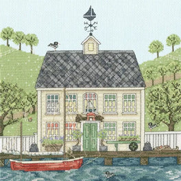 New England: The Captains House - Cross Stitch Kit