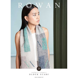 Block Scarf in Rowan Felted Tweed Dk and Kidsilk Haze - Digital Version