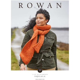 Squall Scarf in Rowan Tweed Haze - Digital Version