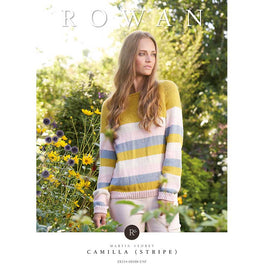 Camilla Striped Sweater in Rowan Summerlite Dk - Digital Version