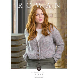 Ficus Cardigan in Rowan Tweed Haze - Digital Version ZB325-00004
