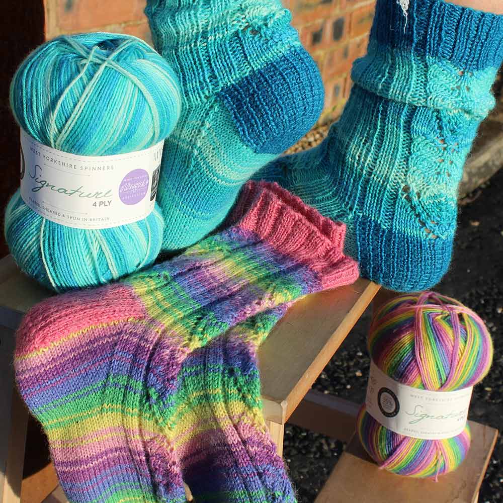 Buy Adeline Socks in WYS Signature 4ply by Winwick Mum digital