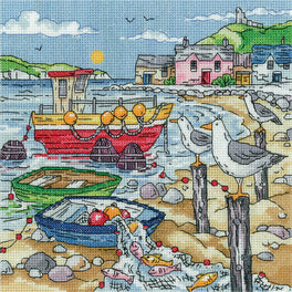 Bay Watching Cross Stitch Kit by Karen Carter - By The Sea