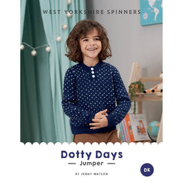 Dotty Days Jumper in West Yorkshire Spinners Bo Peep Dk - Digital Pattern