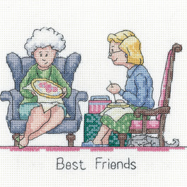 Best Friends Cross Stitch Kit by Peter Underhill