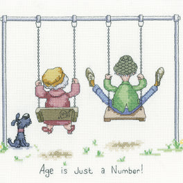 Just A Number -  Heritage Crafts Cross Stitch Kit