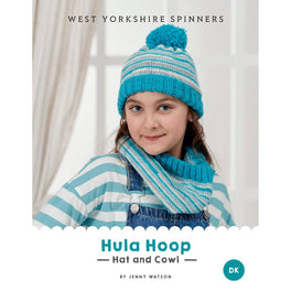 Hula Hoop Hat and Cowl in West Yorkshire Spinners Bo Peep Dk - Digital Pattern