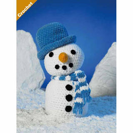 Frosty the Snowman in James C Brett Flutterby Chunky