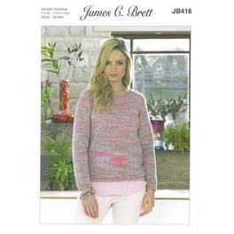 Sweater in James C Brett Stonewash DK