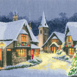 Christmas Village Cross Stitch Kit