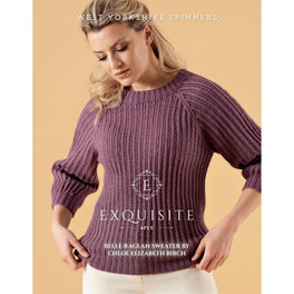 Belle Raglan Sweater in West Yorkshire Spinners Exquisite 4ply - Digital Version DPWYS0023