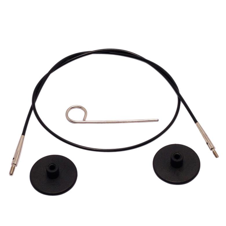 Buy Knitpro Interchangeable Needle Cables (Black) – Black Sheep Wools