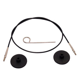 Knitpro Interchangeable Needle Cables (Black)