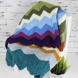 Stylecraft Special Chunky Colour Pack - Knitted Chevron Blanket