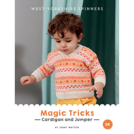 Magic Tricks Cardigan and Jumper in West Yorkshire Spinners Bo Peep Dk - Digital Pattern