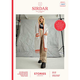 Free Download - Concrete Jungle Cardigan In Sirdar Stories DK