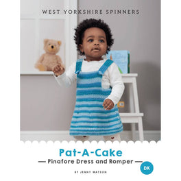Pat a Cake Pinafore Dress in West Yorkshire Spinners Bo Peep Dk - Digital Pattern