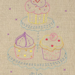Cupcake Embroidery Kit