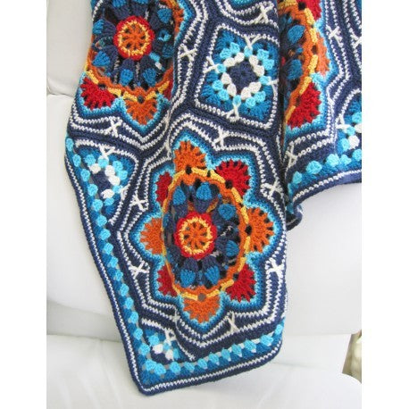 Janie Crow Persian Tiles Crochet Blanket Pattern – Black Sheep Wools