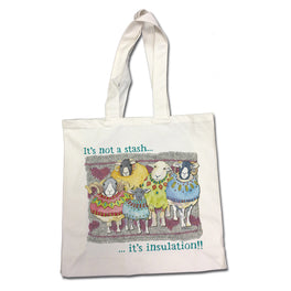 Emma Ball Canvas Bag - It's Not A Stash It's Insulation