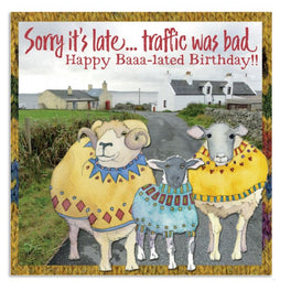 Emma Ball Greetings Card - Belated Birthday
