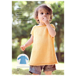 Dress and Top in Rico Baby Cotton Soft Dk - Digital Version 1164