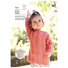 Jumper and Jacket in Rico Baby Cotton Soft Dk - Digital Version 1167