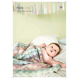 Crochet Blanket in Rico Baby Cotton Soft DK - Digital Version