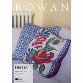 Britta Cushion by Arne & Carlos in Rowan Softyak DK  - Digital Version