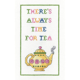 Time For Tea -  Heritage Crafts Cross Stitch Kit