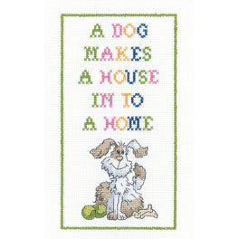 House In To A Home -  Heritage Crafts Cross Stitch Kit