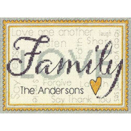 Family - Dimensions Cross Stitch Kit