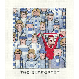 The Supporter Cross Stitch Kit by Peter Underhill