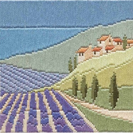 Lavender Fields Silken Longstitch Kit
