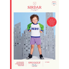 Hero Inside Sweater in Sirdar Snuggly Replay Dk - Digital Version 2612