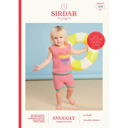 Summer Days Shorts Set in Sirdar Snuggly Dk - Digital Version 5500
