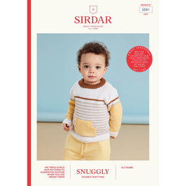Sandy Feet Pocket Sweater in Sirdar Snuggly Dk - Digital Version 5501