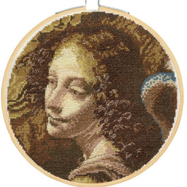 DMC - The National Gallery Angel, from the Virgin of the Rocks Cross Stitch Kit