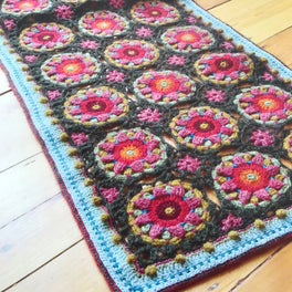 Summer Palace Crochet Wrap Pattern by Janie Crow