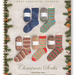 West Yorkshire Spinners Christmas Socks Collection One - Hand knitted sock designs by Winwick Mum