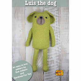 Luis the Dog in Sirdar Baby Bamboo dk by Sue Jobson