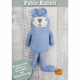 Pablo Rabbit in Sirdar Baby Bamboo dk and Cotton dk and Snuggly Snowflake dk by Sue Jobson