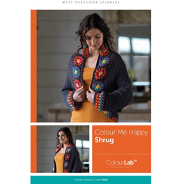 Colour Me Happy Shrug in West Yorkshire Spinners ColourLab - Digital Version