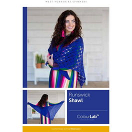 Runswick Lace Pattern Shawl in West Yorkshire Spinners ColourLab - Digital Version