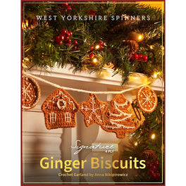 Free Download - Signature 4ply - Ginger Biscuits Crochet Garland in West Yorkshire Spinners Signature 4ply