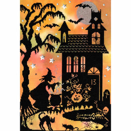 Enchanted: Pumpkin House Cross Stitch Kit